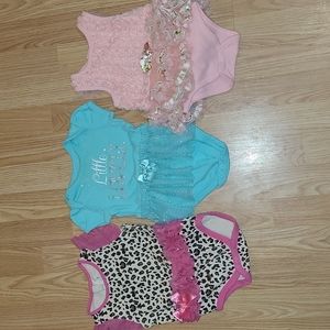 Baby Girl Frilly Onesies
